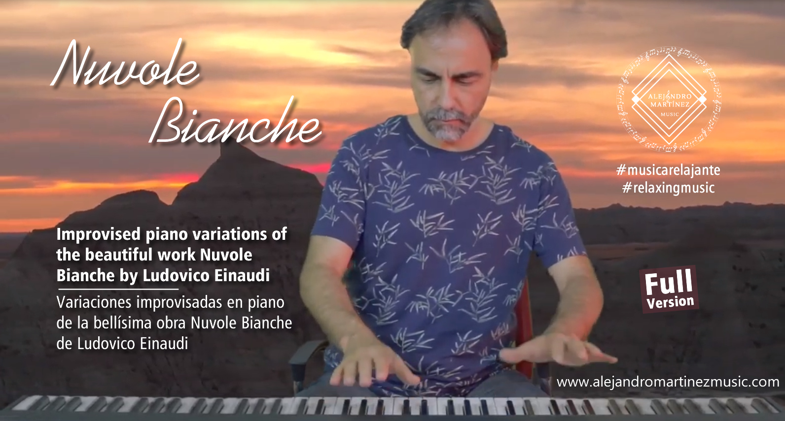 Pieza Inspirada en "Nuvole Bianche" de Ludovico Einaudi - Alemart IMPROVISACIÓN EN PIANO